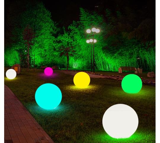 Фото 3 Уличный светильник-шар «LED DANCE RGBW» 30 см., г.Симферополь 2023